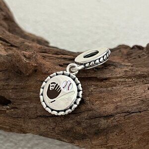 Pandora Baseball Homerun S925 Silver Dangle Charm